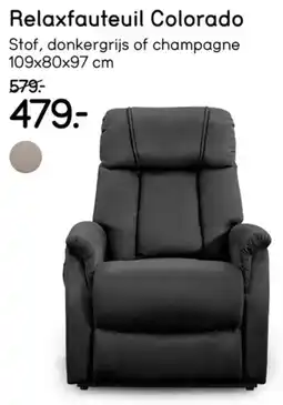 Leen Bakker Relaxfauteuil Colorado aanbieding