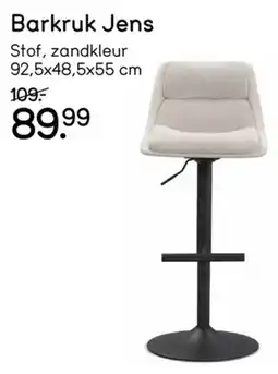 Leen Bakker Barkruk Jens aanbieding