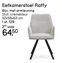 Leen Bakker Eetkamerstoel Raffy aanbieding