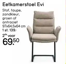 Leen Bakker Eetkamerstoel Evi aanbieding