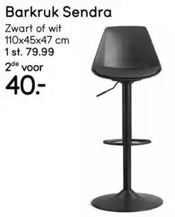 Leen Bakker Barkruk Sendra aanbieding