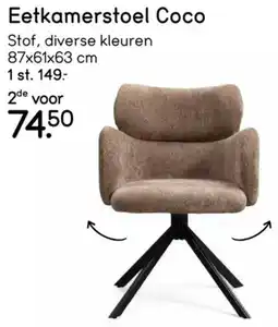 Leen Bakker Eetkamerstoel Coco aanbieding