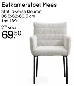 Leen Bakker Eetkamerstoel Mees aanbieding