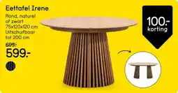 Leen Bakker Eettafel Irene aanbieding