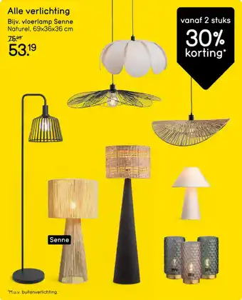 Leen Bakker Alle Verlichting aanbieding