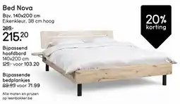 Leen Bakker Bed Nova aanbieding