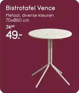 Leen Bakker Bistrotafel Vence aanbieding
