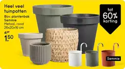 Leen Bakker Heel veel Tuinpotten aanbieding