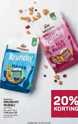 Barnhouse Krunchy Muesli