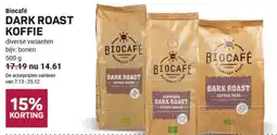 Ekoplaza Biocafé dark roast koffie aanbieding