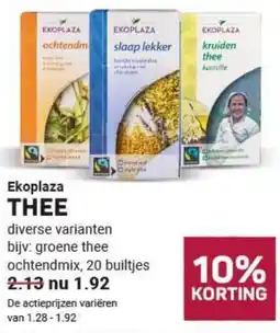 Ekoplaza Ekoplaza Thee aanbieding