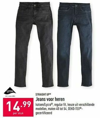 ALDI Jeans voor heren aanbieding