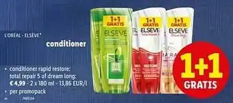 Conditioner rapid restore
