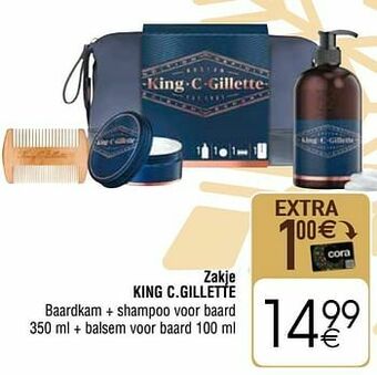 Cora Zakje king c.gillette aanbieding
