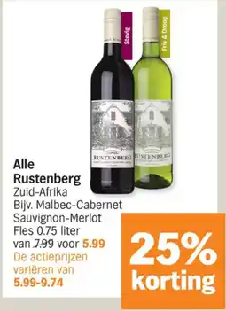 Albert Heijn Alle Rustenberg aanbieding