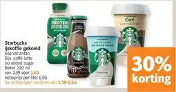 Albert Heijn Starbucks ijskoffie gekoeld aanbieding