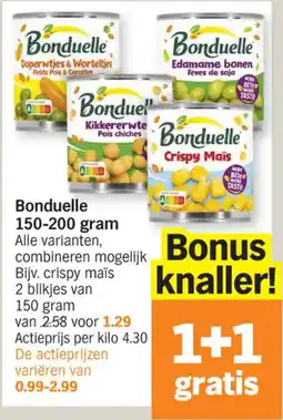 Albert Heijn Bonduelle aanbieding