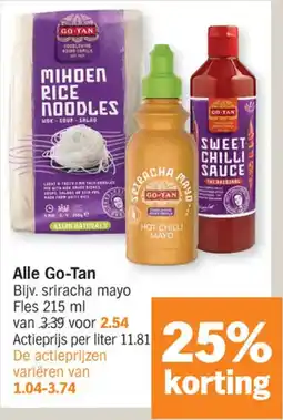 Albert Heijn Alle Go Tan aanbieding