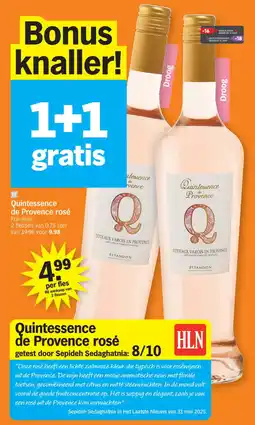 Albert Heijn Quintessence de Provence rosé aanbieding