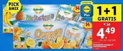 Lidl Fruitdrinks orange of multivitamine aanbieding
