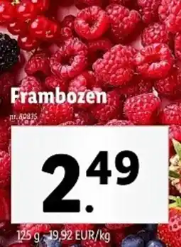 Lidl Frambozen aanbieding