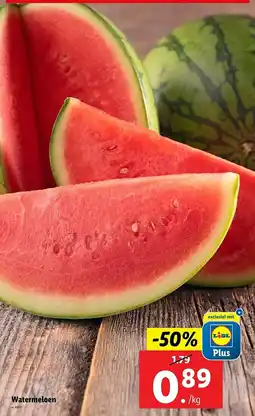 Lidl Watermeloen aanbieding