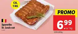 Lidl Spareribs St. Louis cut aanbieding