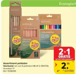 Carrefour Assortiment potloden aanbieding