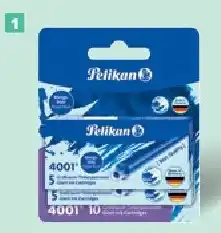 Carrefour Set van 10 blauwe inktpatronen aanbieding