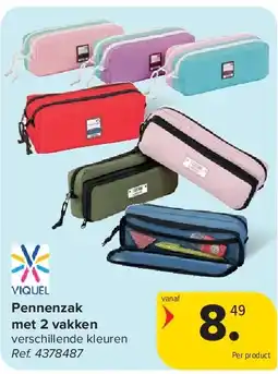 Carrefour Pennenzak met 2 vakken aanbieding