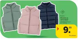Carrefour Mouwloze jas voor kinderen aanbieding