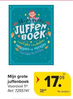 Carrefour Mijn grote juffenboek aanbieding
