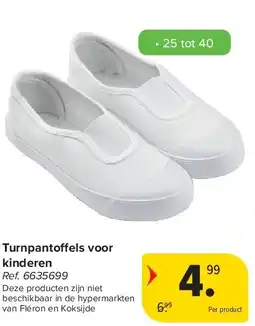 Carrefour Turnpantoffels voor kinderen aanbieding