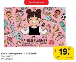 Carrefour Eva’s familieplanner 2025-2026 aanbieding
