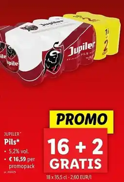Lidl Jupiler pils aanbieding