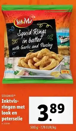 Lidl Sol&mar Inktvisringen met look en peterselie aanbieding