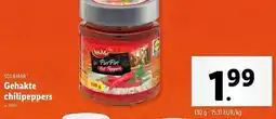Lidl Sol&mar Gehakte chilipeppers aanbieding