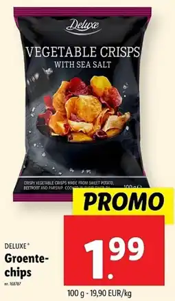 Lidl Deluxe Groentechips aanbieding
