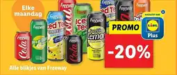 Lidl Alle blikjes van Freeway aanbieding