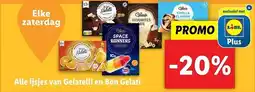 Lidl Alle ijsjes van Gelatelli en Bon Gelati aanbieding