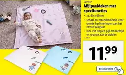 Lidl Lupilu Mijlpaaldeken met speelfuncties aanbieding