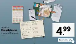 Lidl Crelando Budgetplanner aanbieding