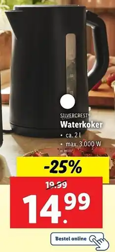 Lidl Silvercrest Waterkoker aanbieding