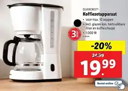 Lidl Silvercrest Koffiezetapparaat aanbieding