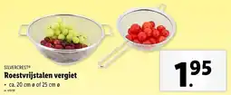 Lidl Silvercrest Roestvrijstalen vergiet aanbieding