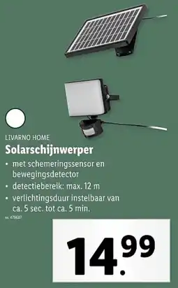 Lidl Livarno Home Solarschijnwerper aanbieding