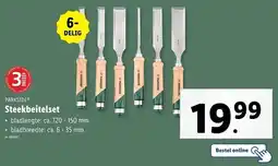 Lidl Parkside Steekbeitelset aanbieding