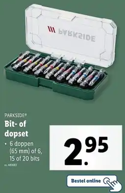 Lidl Parkside Bit of dopset aanbieding