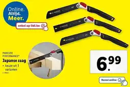 Lidl Parkside Performance Japanse zaag aanbieding