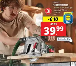 Lidl Parkside Handcirkelzaag aanbieding